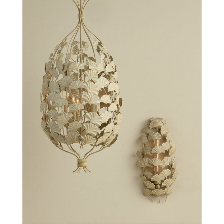 Maidenhair Ivory Wall Sconce