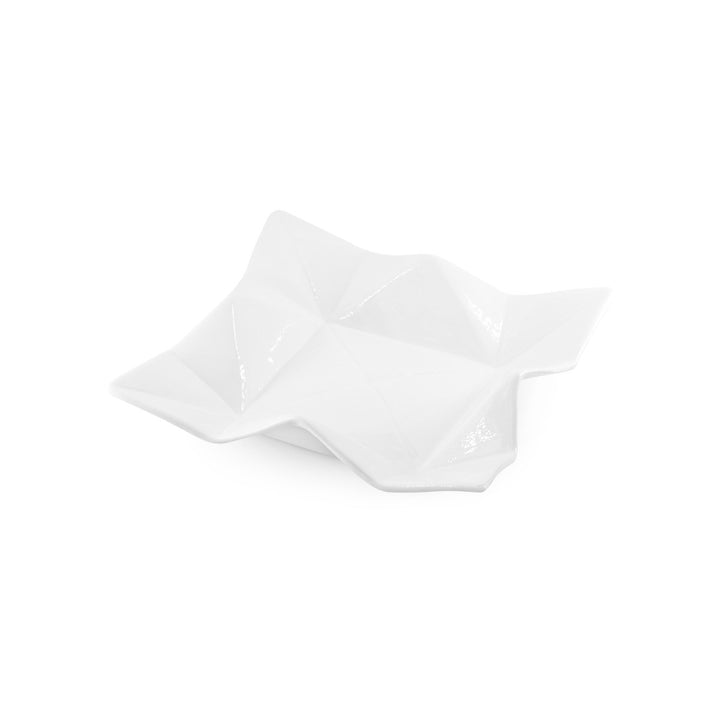 Origami Set of 3 Catch All, Blanc de Chine