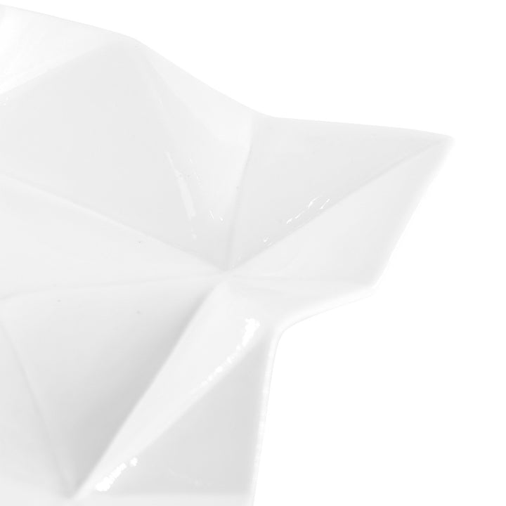 Origami Set of 3 Catch All, Blanc de Chine