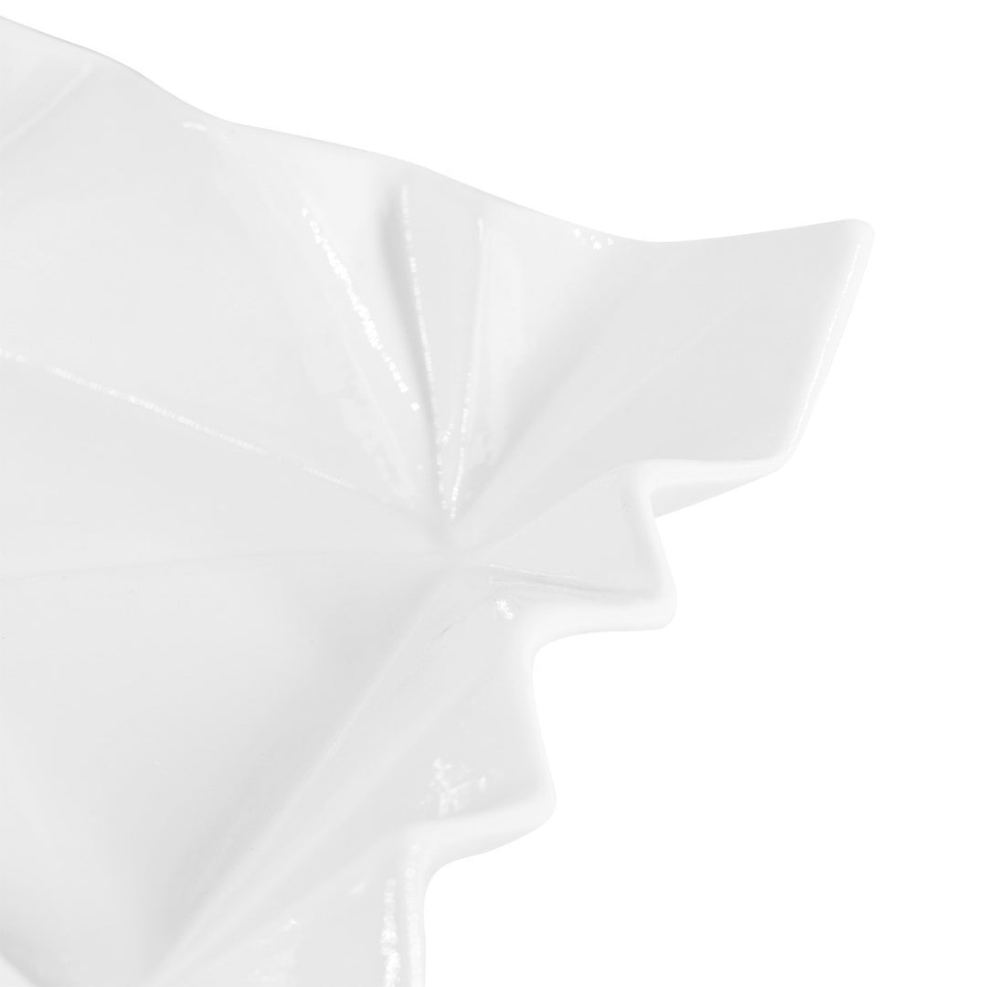 Origami Set of 3 Catch All, Blanc de Chine