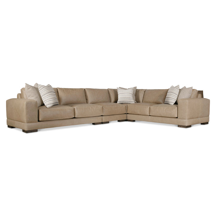Lars Leather 4-Piece Sectional