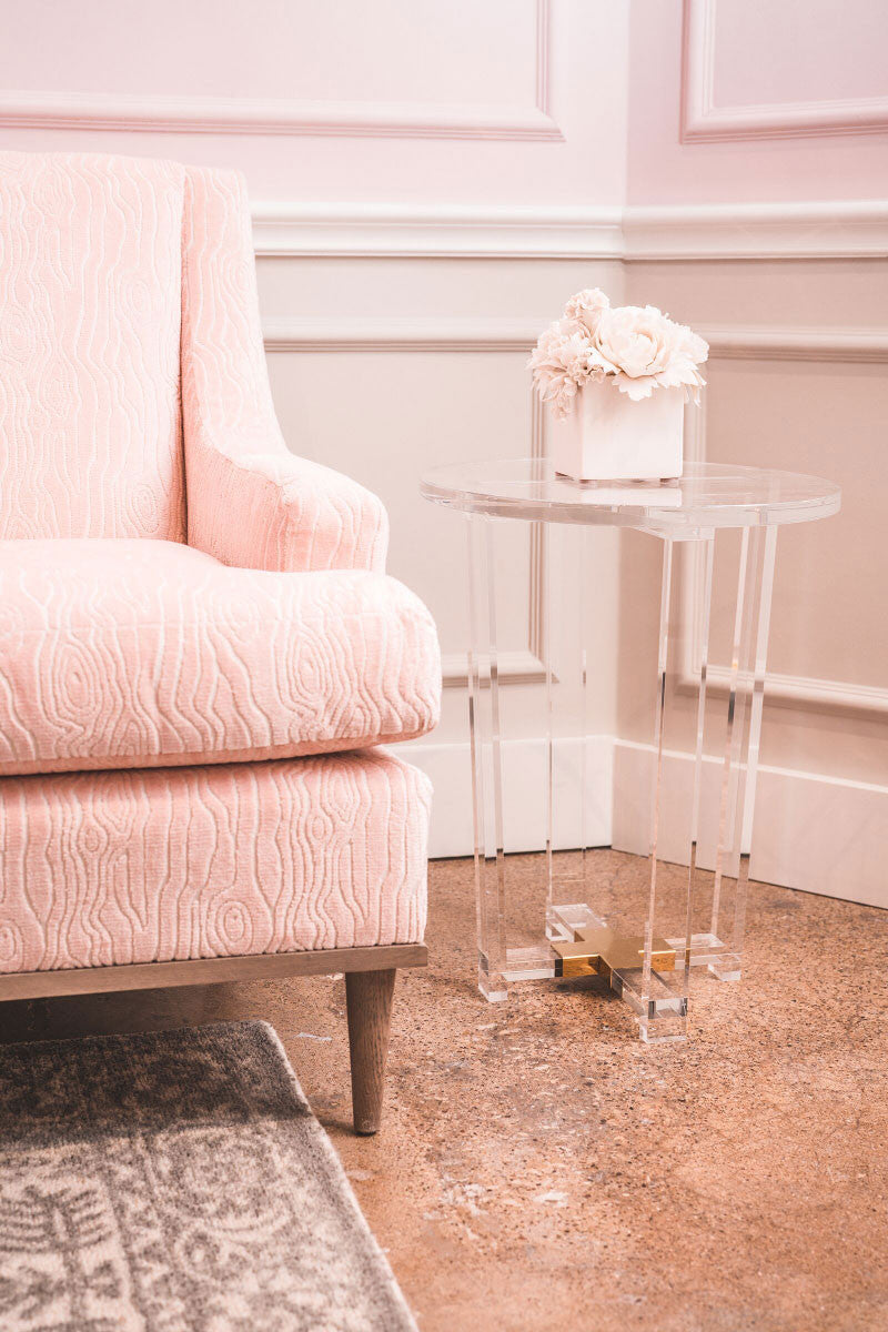 Otis Side Table, Clear