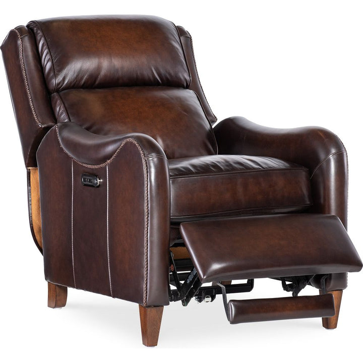 Lounge Chairs: Recliners Carrington Power Recliner w/Power Headrest - Dark Brown