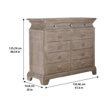 Summer Creek Light Keeper's Dresser - Grey