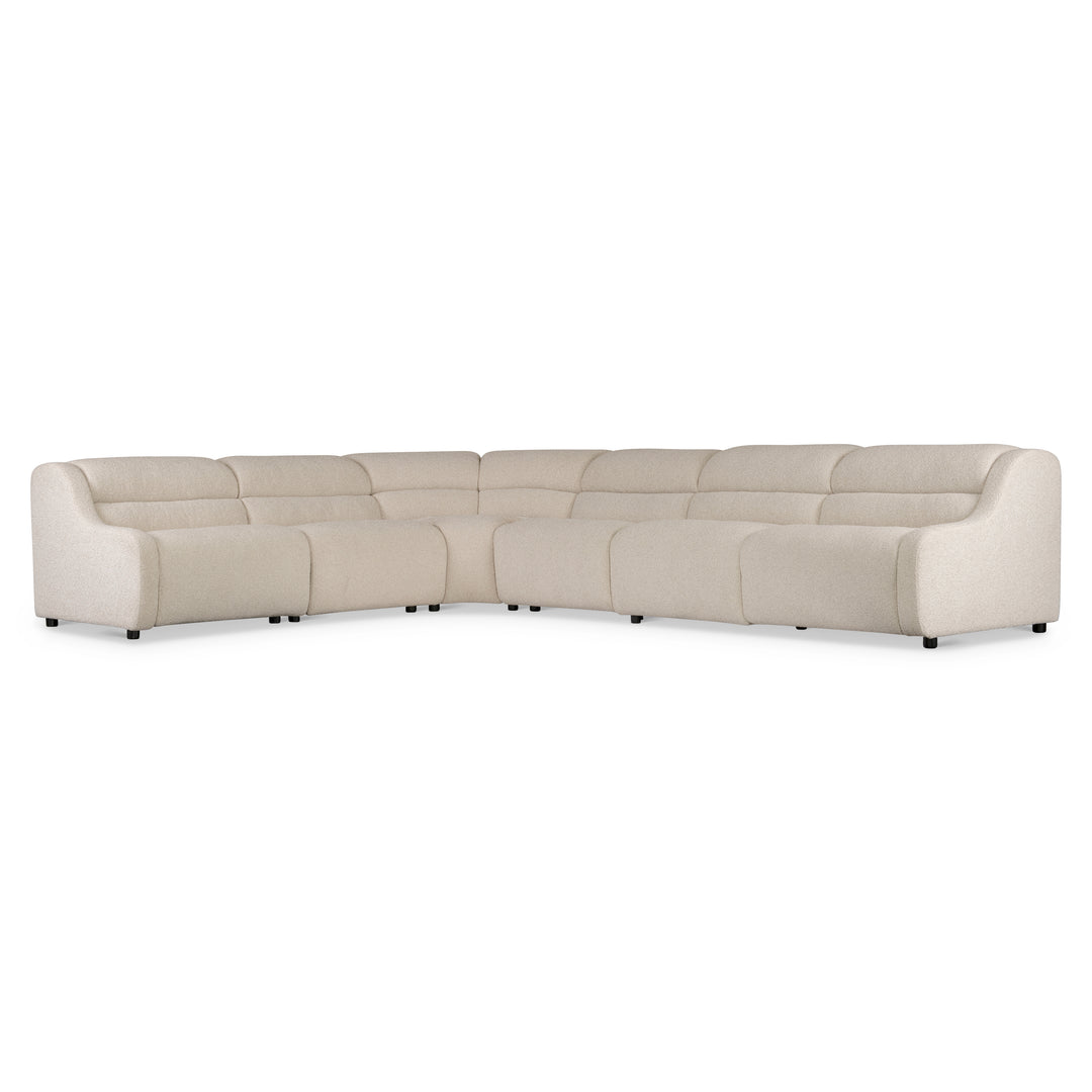 Gio Fabric 6 Piece Power Motion Sectional Recliner