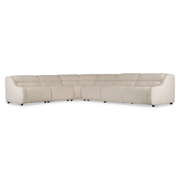Gio Fabric 6 Piece Power Motion Sectional Recliner