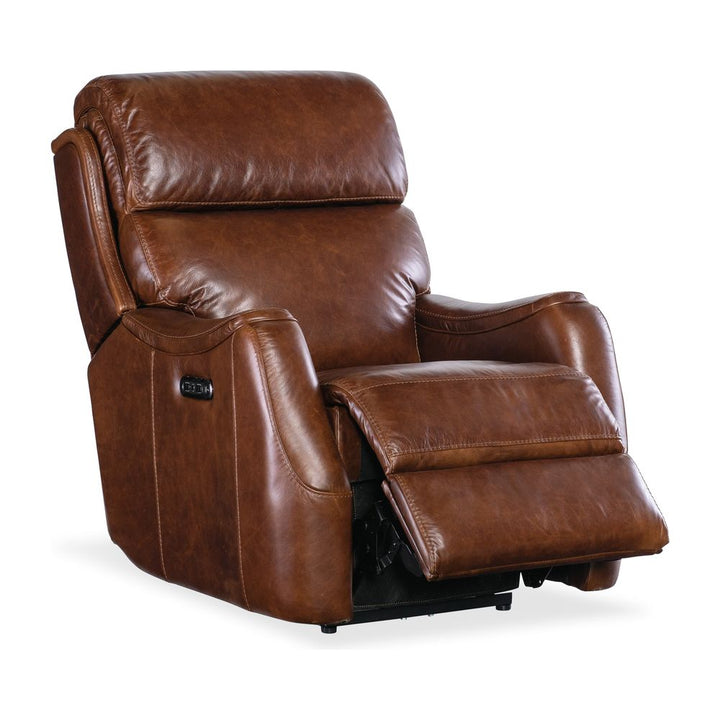 Lounge Chairs: Recliners Grayson Zero Gravity Power Recliner with Power Headrest - Brown