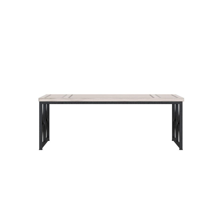 Coffee Tables Alcove Metal Cocktail Table - White