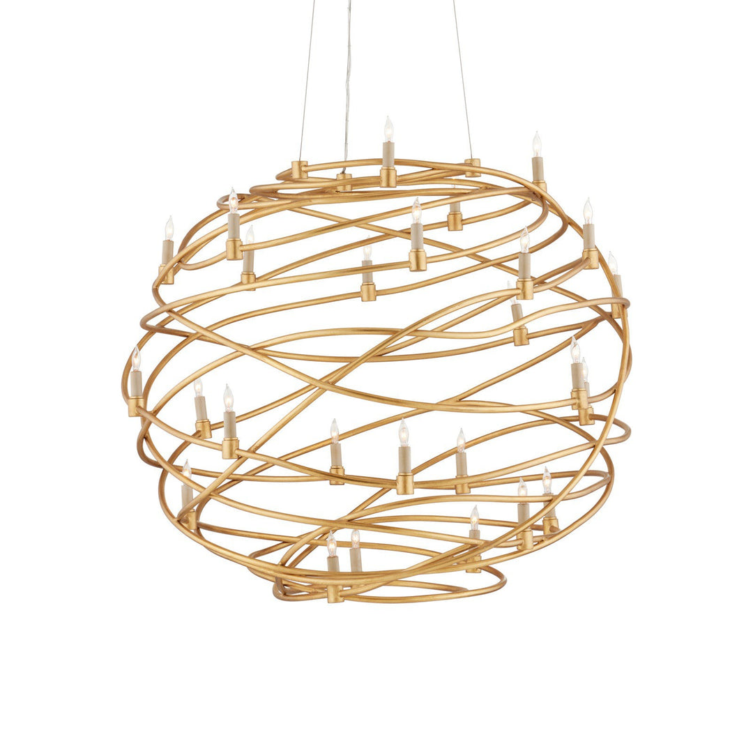 Franchette Gold Orb Chandelier