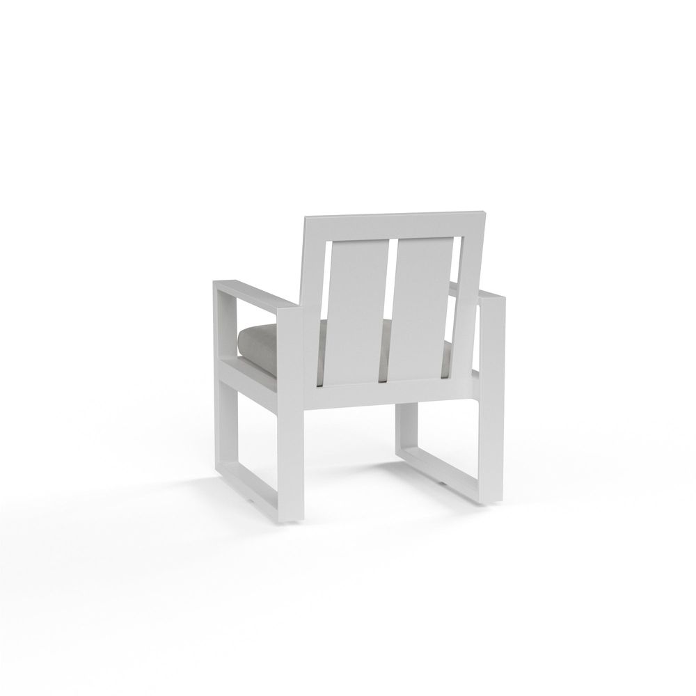 Outdoor Dining Chairs Newport Dining Chair in Cast Silver, No Welt