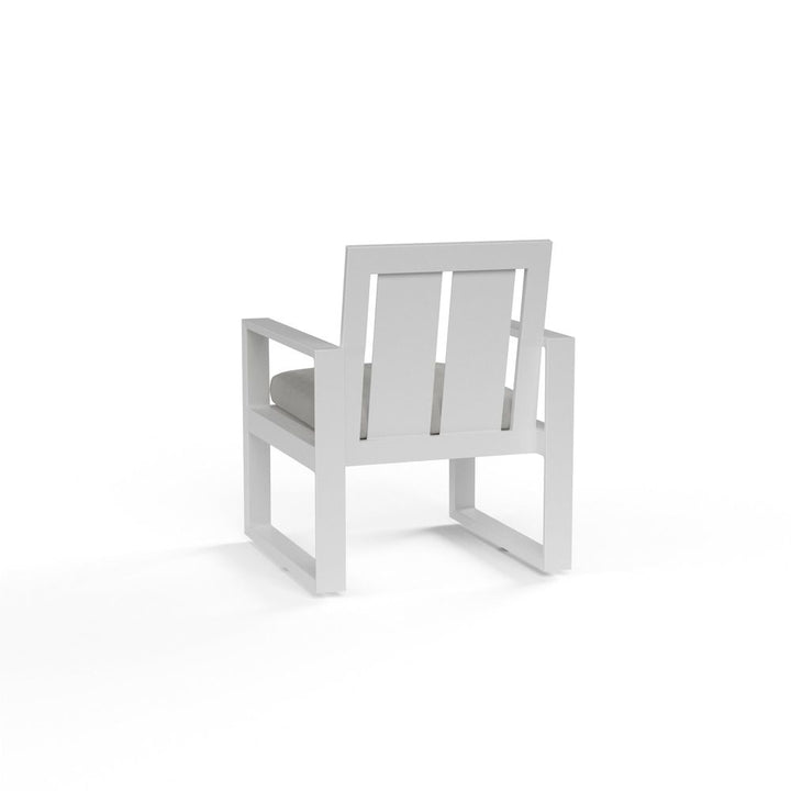 Outdoor Dining Chairs Newport Dining Chair in Cast Silver, No Welt