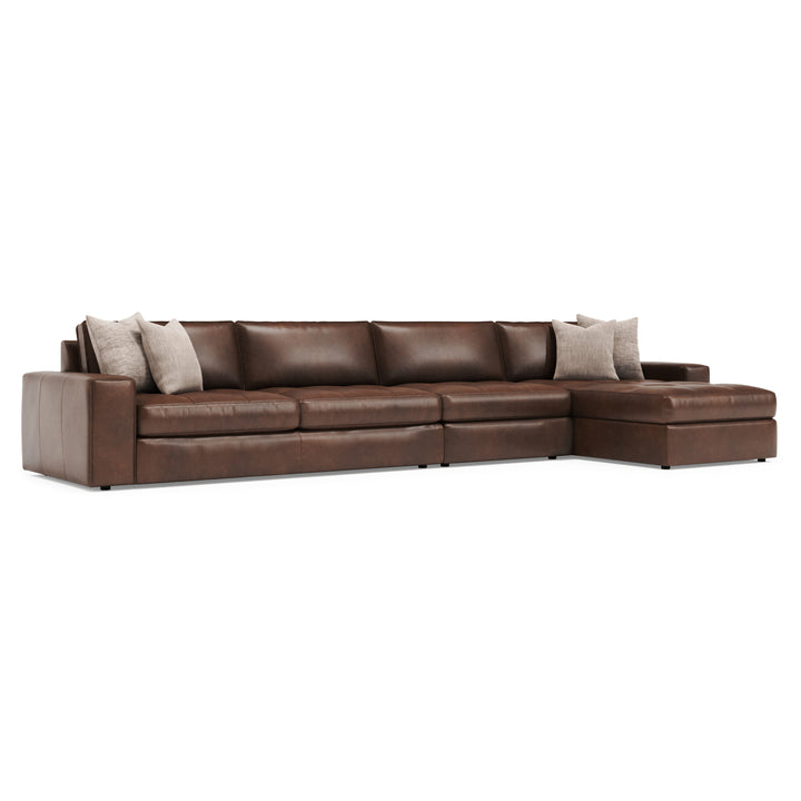 Nest 3-Piece Leather Sectional