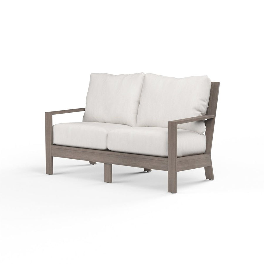 Outdoor Sofas and Sectionals Laguna Loveseat in Canvas Flax, No Welt