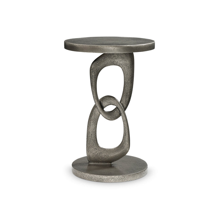 Linea Pedestal Side Table