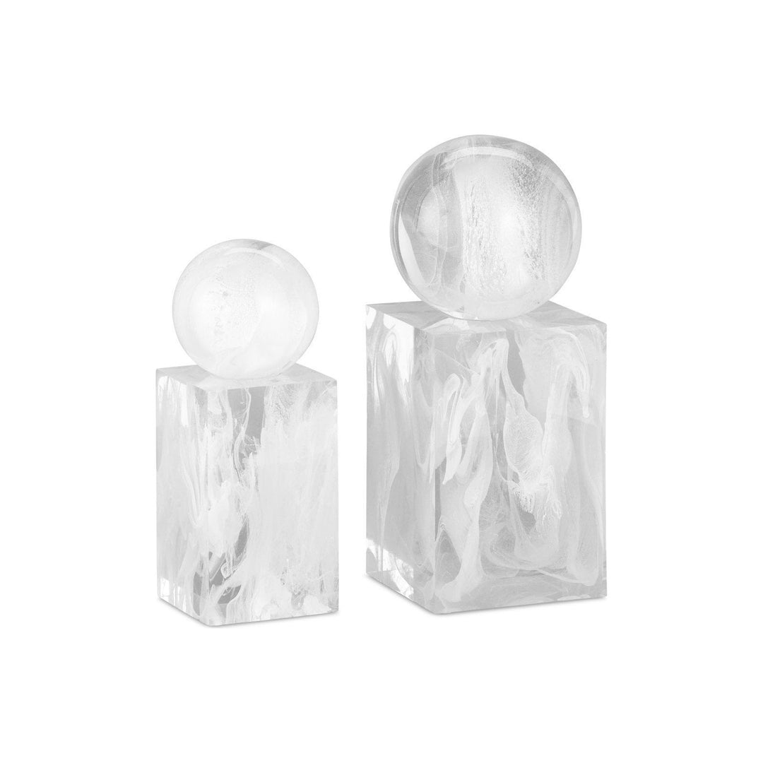 Nova White Objects Set of 2