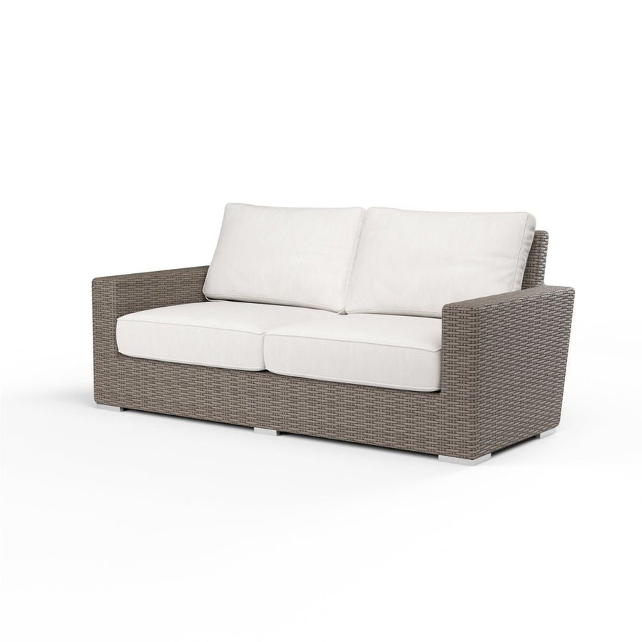 Outdoor Sofas and Sectionals Coronado Loveseat in Canvas Flax w/ Self Welt