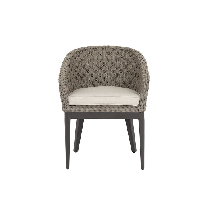 Outdoor Dining Chairs Marbella Dining Chair in Echo Ash w/ Self Welt