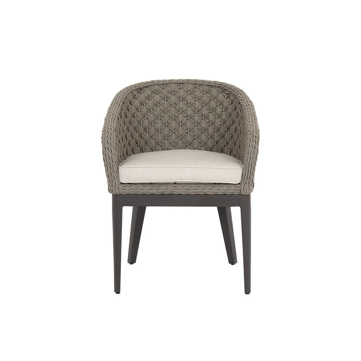 Outdoor Dining Chairs Marbella Dining Chair in Echo Ash w/ Self Welt