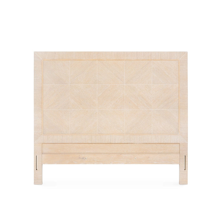 Patricia King Headboard With Ryder Bed Frame, Sand