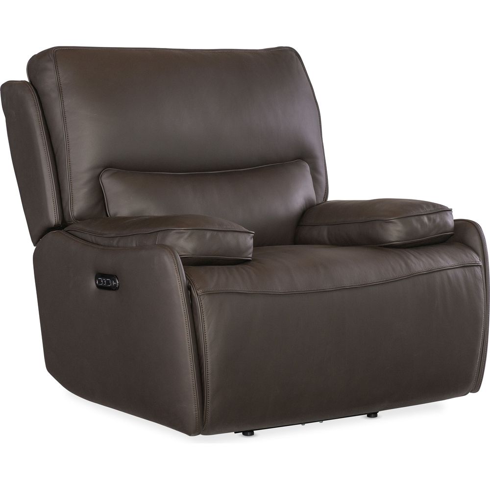 Kramer Zero Gravity Power Recliner with Power Headrest - Brown