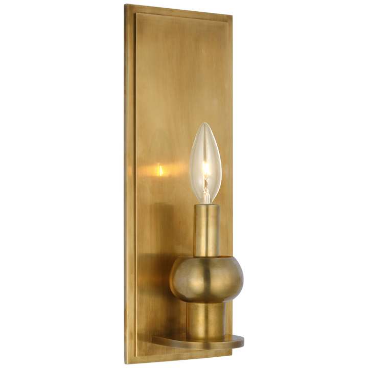 Coma Medium Sconce-Visual Comfort-VISUAL-PCD 2102HAB-Wall ArtHand-Rubbed Antique Brass-2-France and Son
