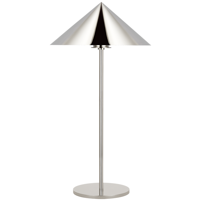 Orla Medium Table Lamp-Visual Comfort-VISUAL-PCD 3200PN-Table LampsPolished Nickel-3-France and Son