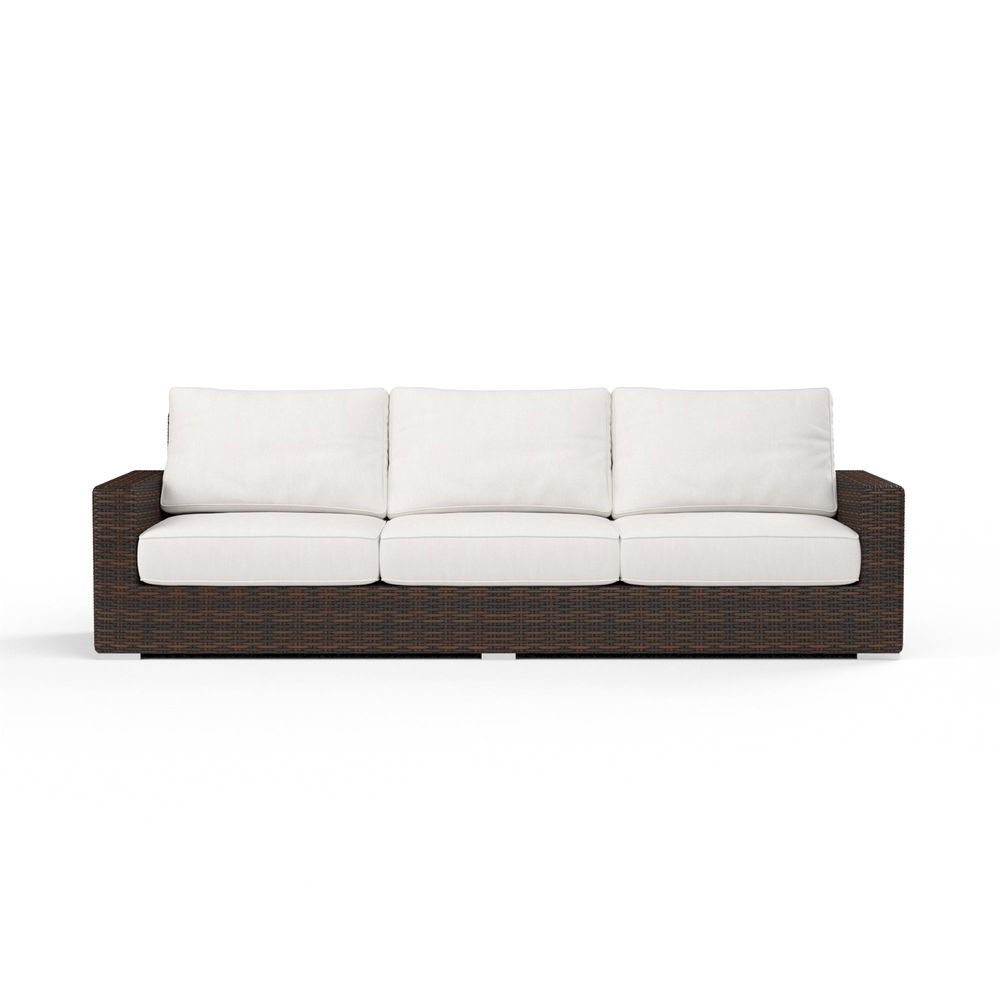 Outdoor Sofas and Sectionals Montecito Sofa in Canvas Flax w/ Self Welt