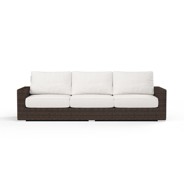 Outdoor Sofas and Sectionals Montecito Sofa in Canvas Flax w/ Self Welt