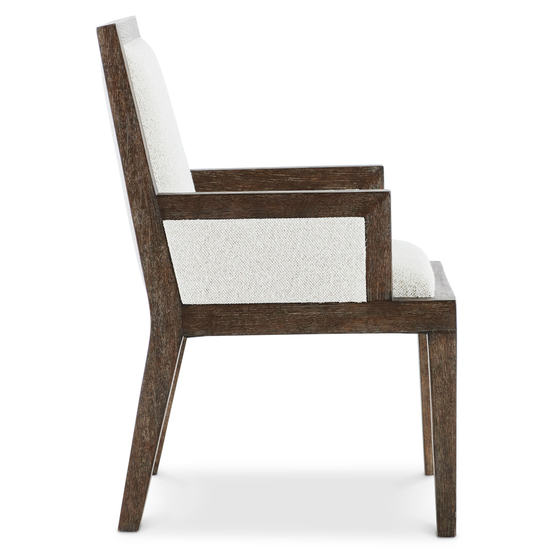 Outline Wooden Frame Arm Chair
