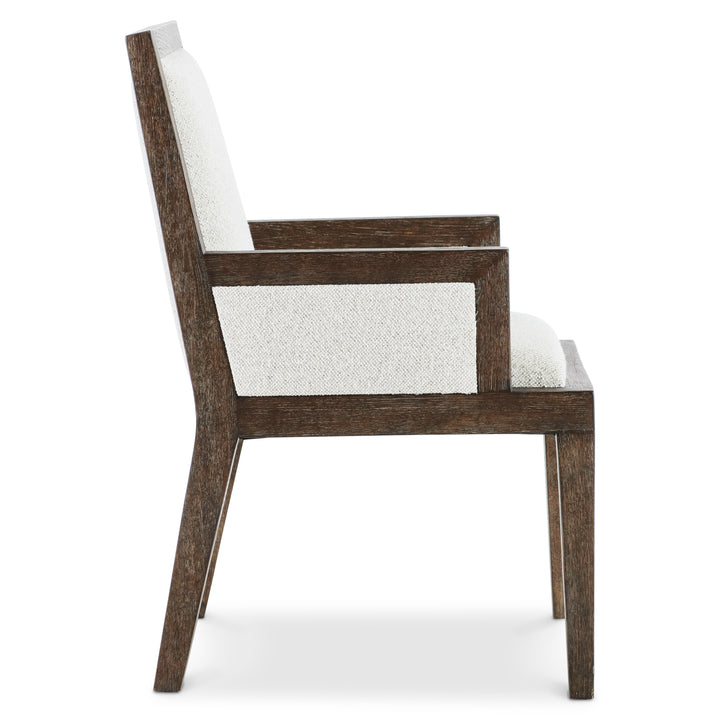 Outline Wooden Frame Arm Chair