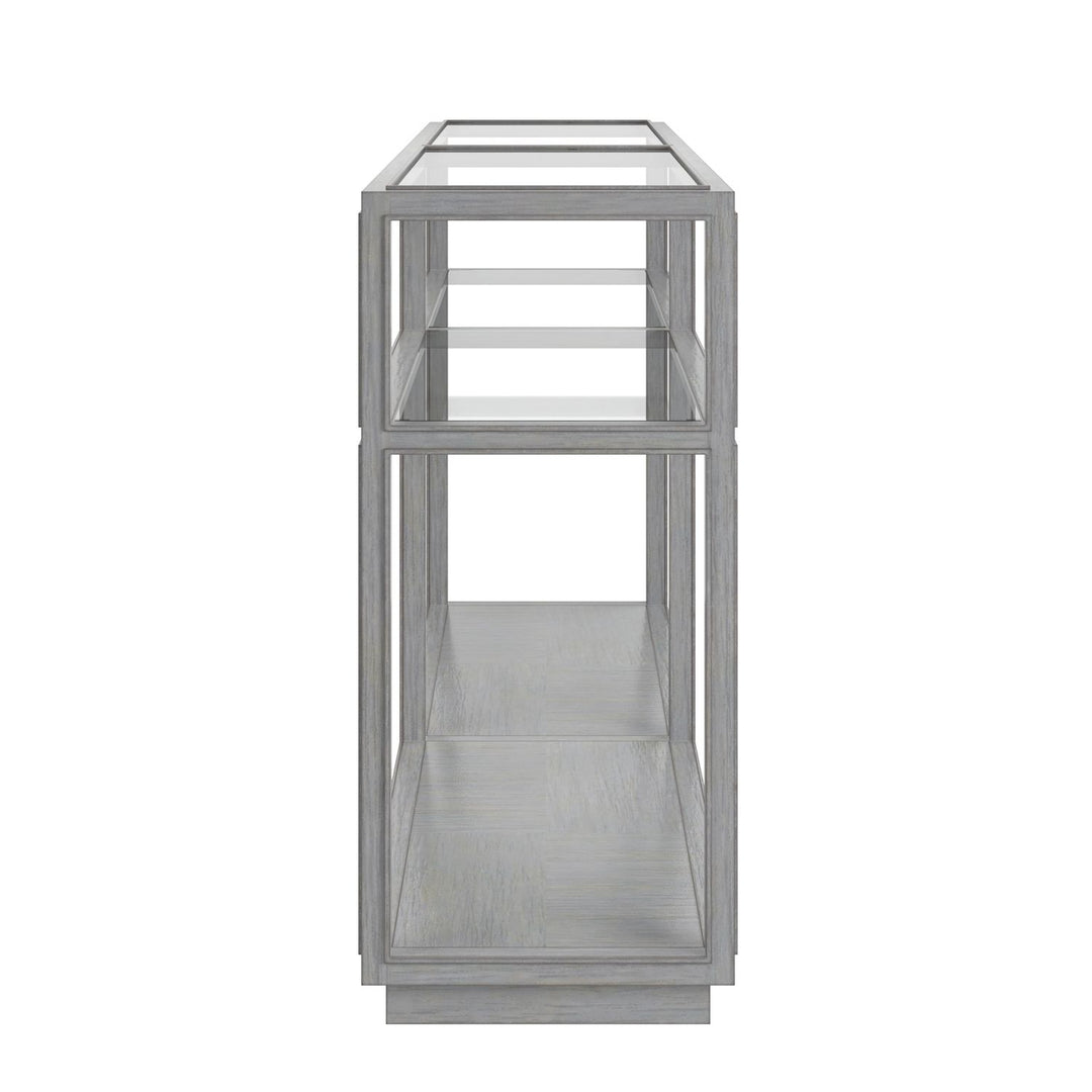 Glaze Console Table Vintage Blue