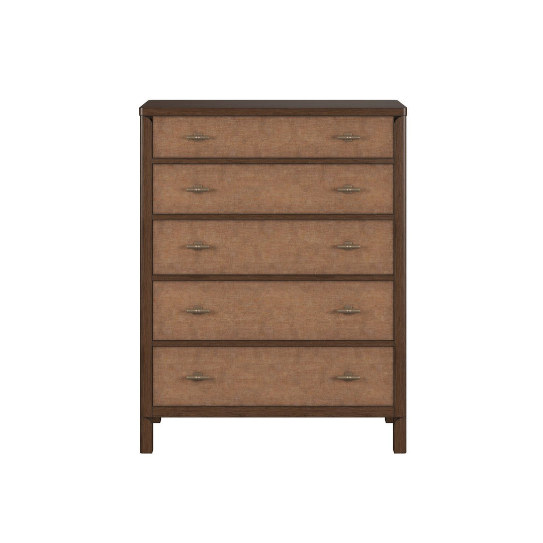 Verge 5 Drawer Chest — Handcrafted Walnut