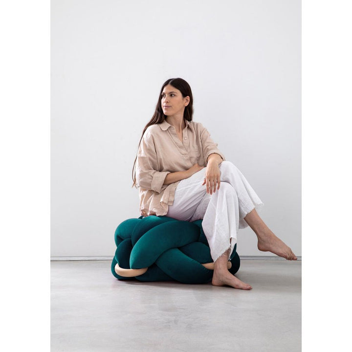 Stools & Ottomans Petrol Knot Ottoman