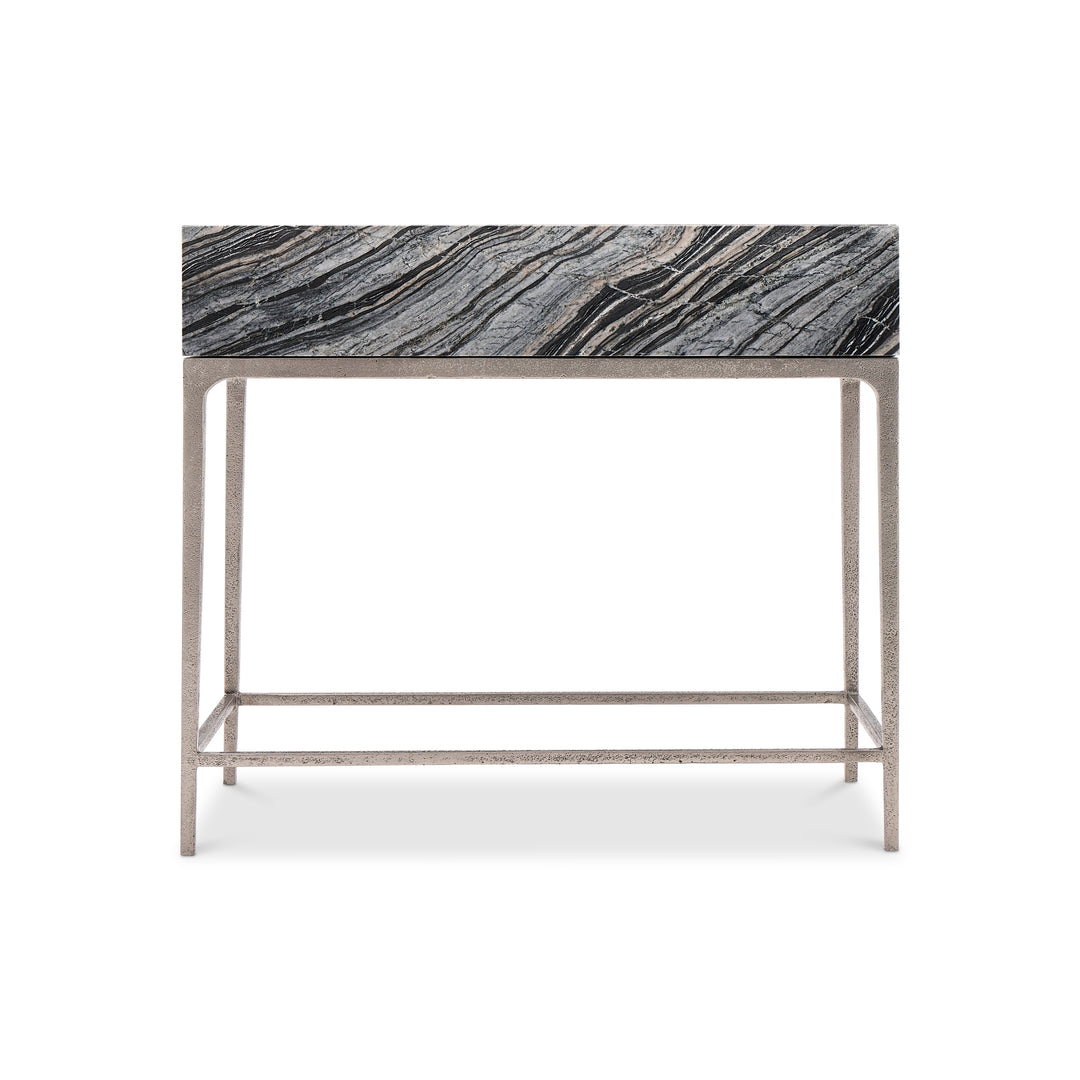 Linea Black Marble Nightstand