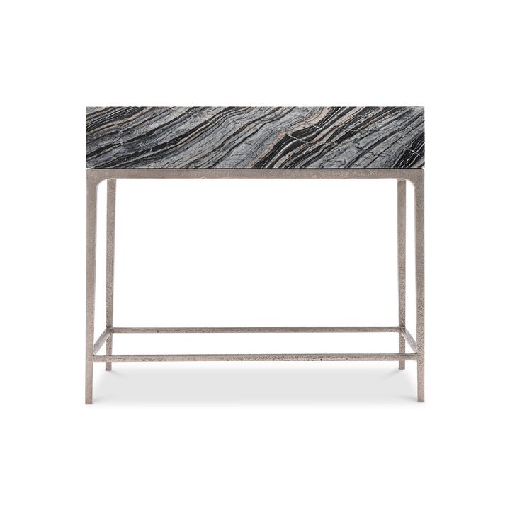 Linea Black Marble Nightstand