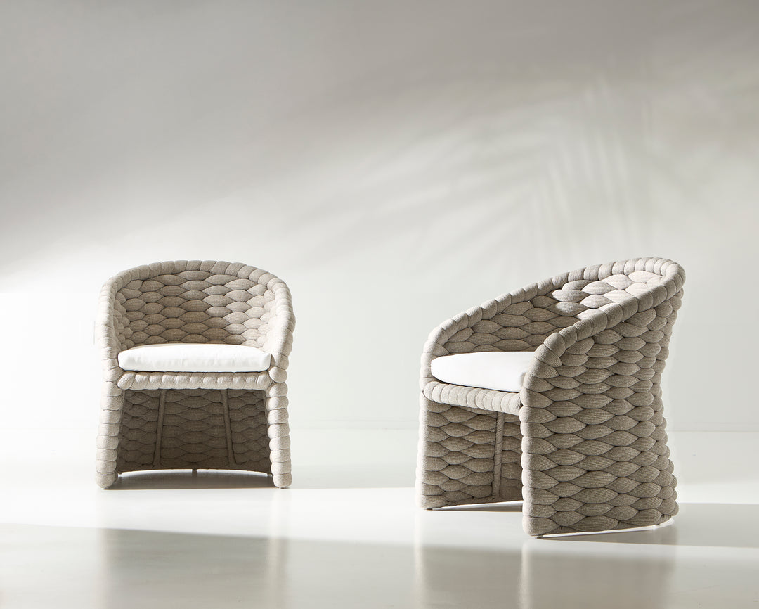 Salinas Nordic Grey Arm Chair