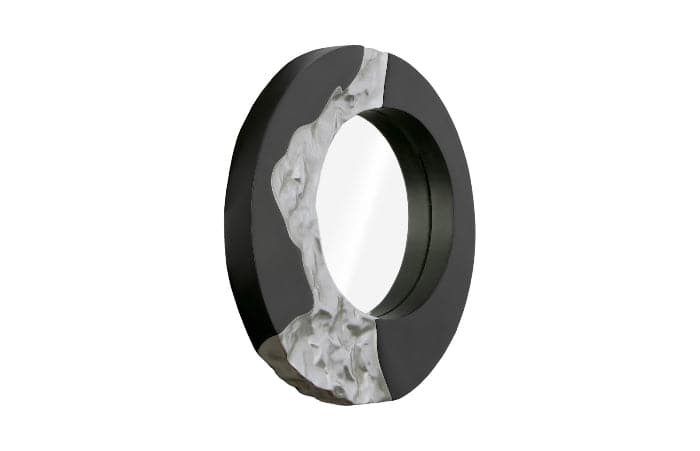 Mercury Mirror Black, Silver Leaf-Phillips Collection-PHIL-PH113441-Mirrors-3-France and Son
