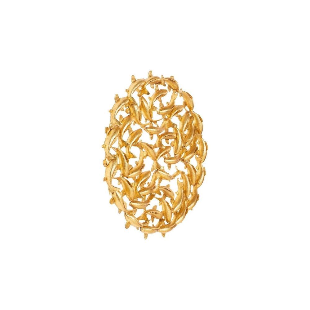 Koi Wall Art - Gold Leaf-Phillips Collection-PHIL-PH115920-Decor-2-France and Son