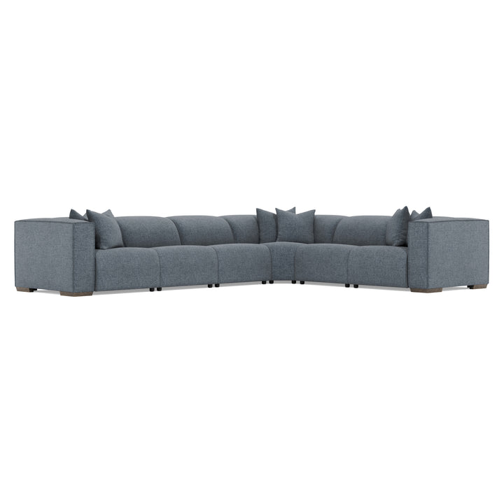 Bliss Fabric 6 Piece Power Motion Sectional Recliner