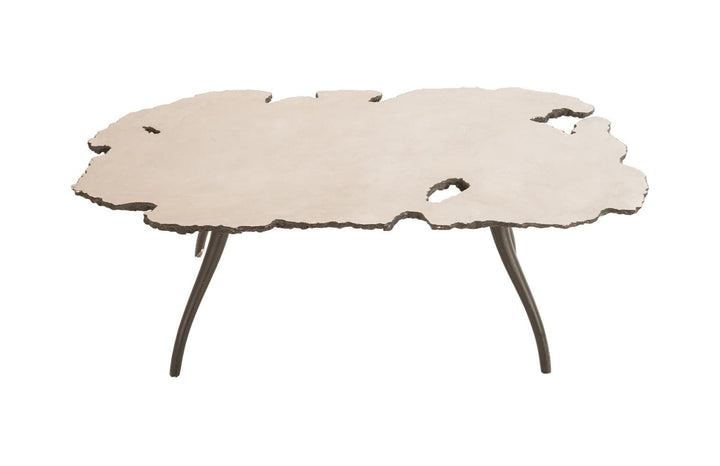 Lava Coffee Table on Iron Legs-Phillips Collection-PHIL-PH80011-Coffee Tables-4-France and Son