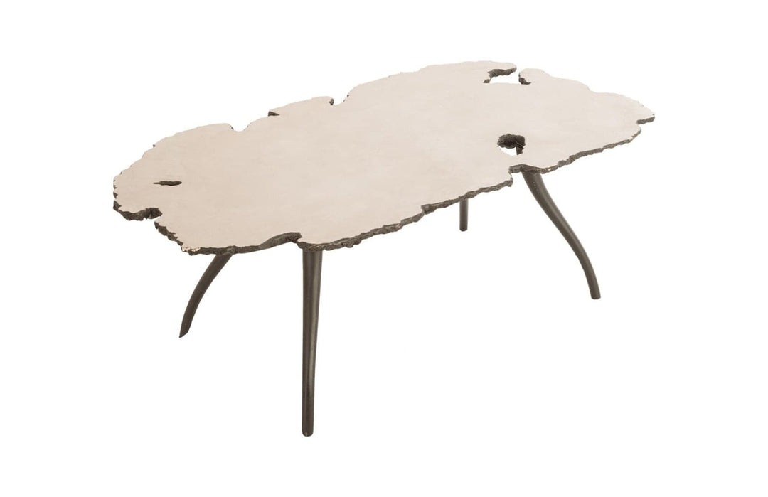 Lava Coffee Table on Iron Legs-Phillips Collection-PHIL-PH80011-Coffee Tables-3-France and Son