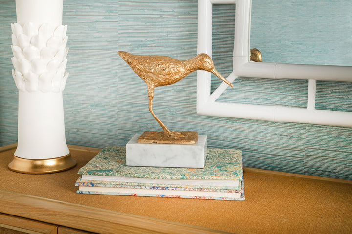 Piper Statue, Gold Leaf