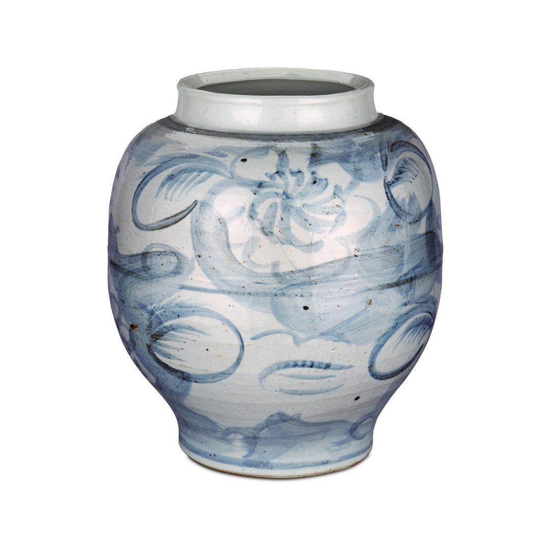 Ming-Style Countryside Large Preserve Pot