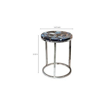 Shimmer Agate Accent Table-Moes-MOE-PJ-1003-30-Side Tables-6-France and Son