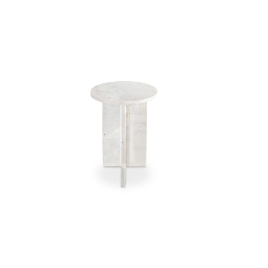 Grace Accent Table Marble-Moes-MOE-PJ-1021-18-Side TablesWhite-11-France and Son