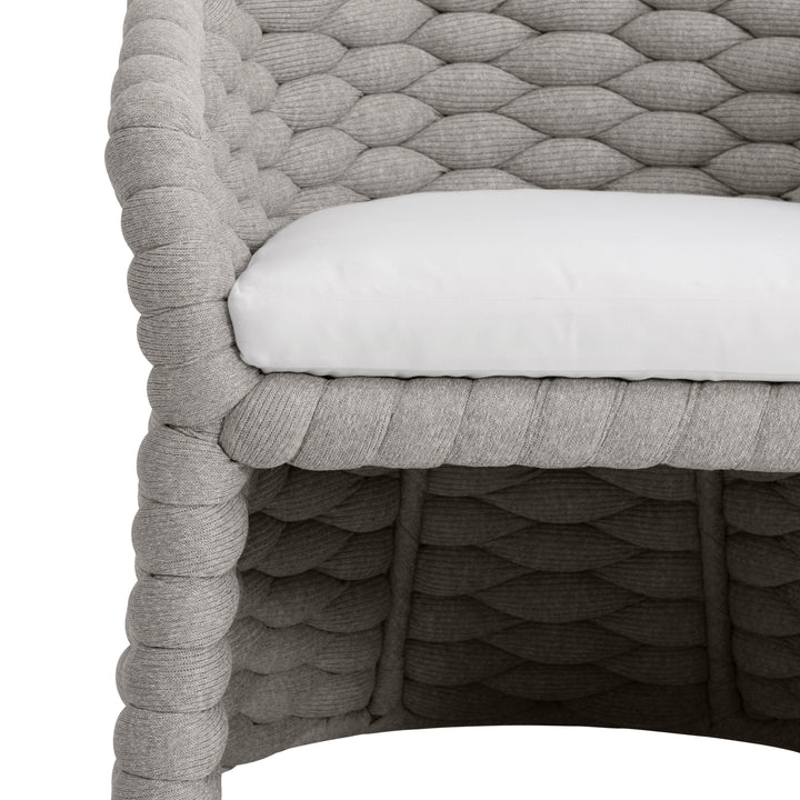 Salinas Nordic Grey Arm Chair