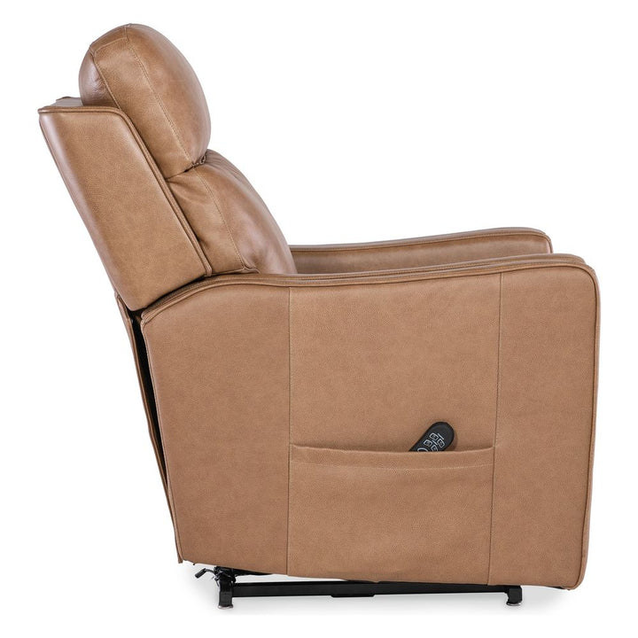 Marco Power Recliner with Power Headrest, Lumbar & Lift - Brown