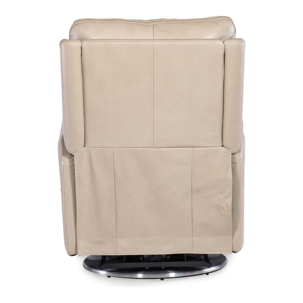 Nocturne Zero Gravity Swivel with Power Headrest & Lumbar - Beige