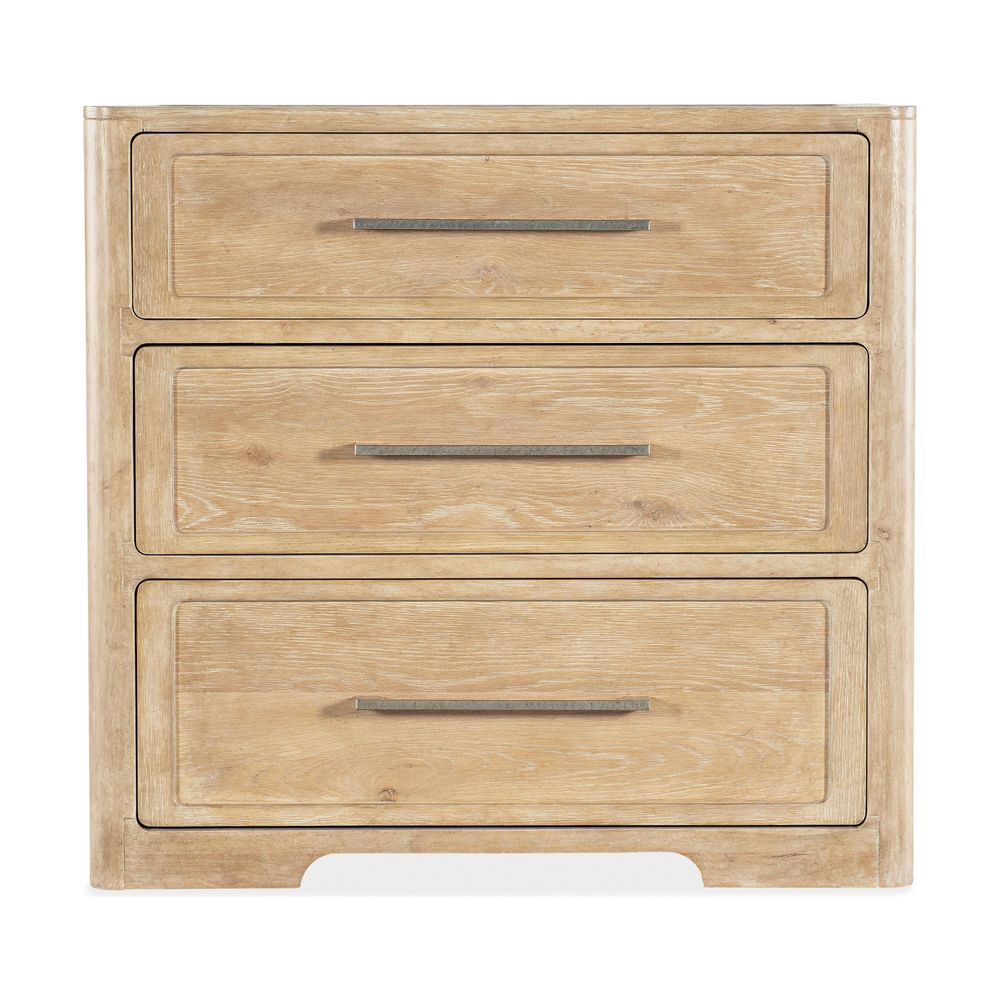 Nightstands Solace Three-Drawer Nightstand - Light Wood