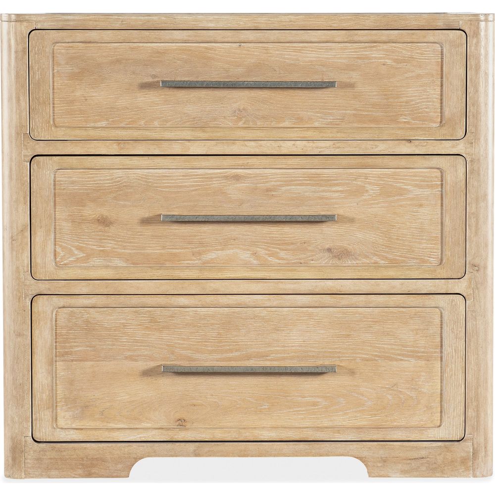 Nightstands Retreat Three-Drawer Nightstand - Light Wood